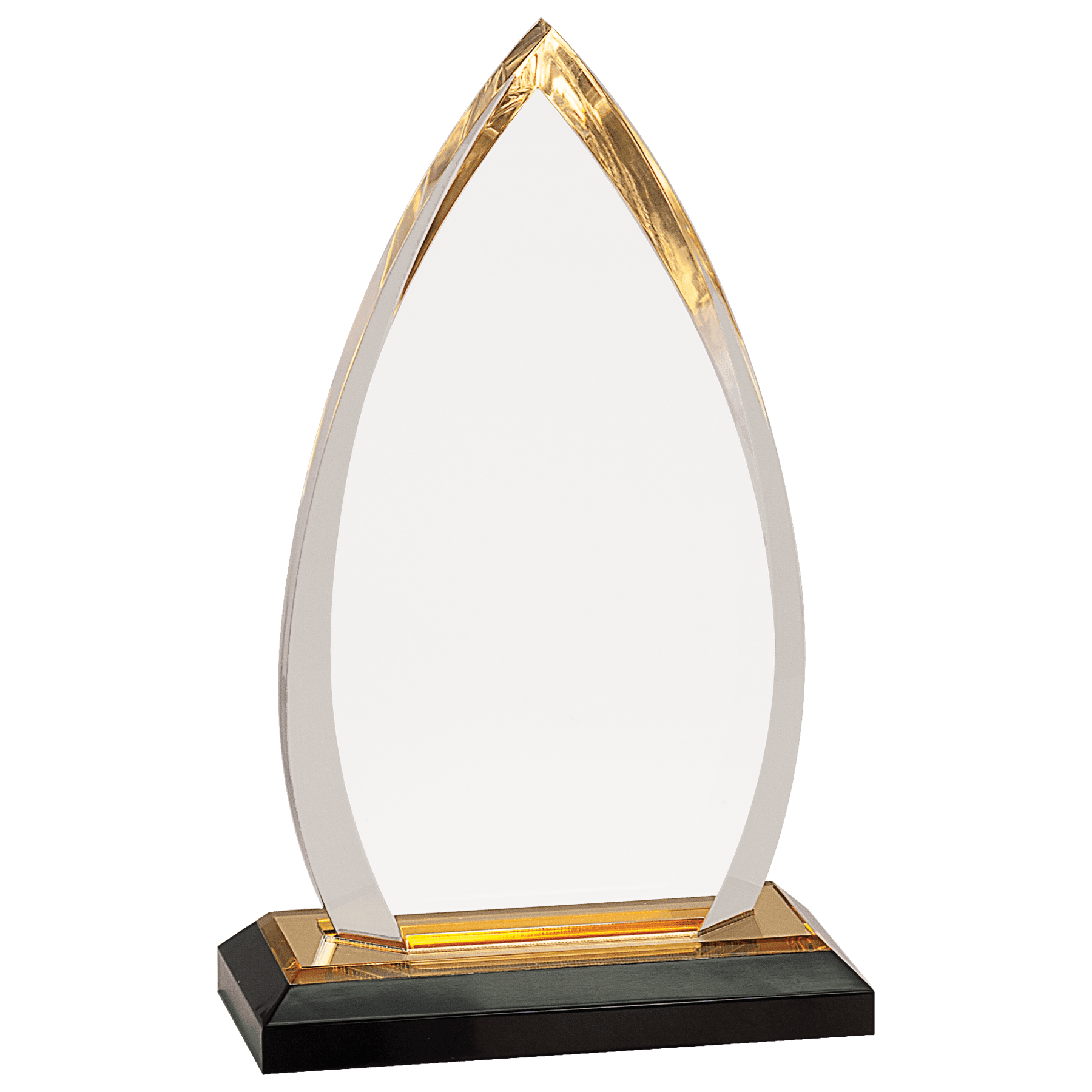 GOLD OVAL IMPRESS ACRYLIC