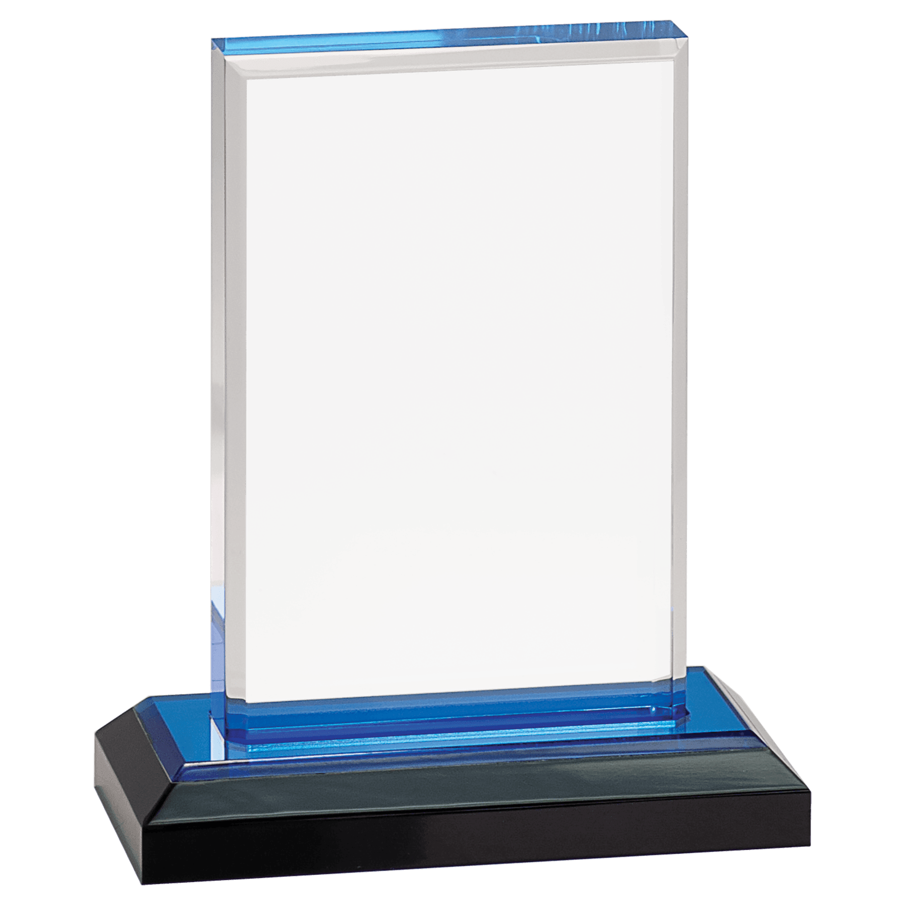 BLUE BEVELED IMPRESS ACRYLIC