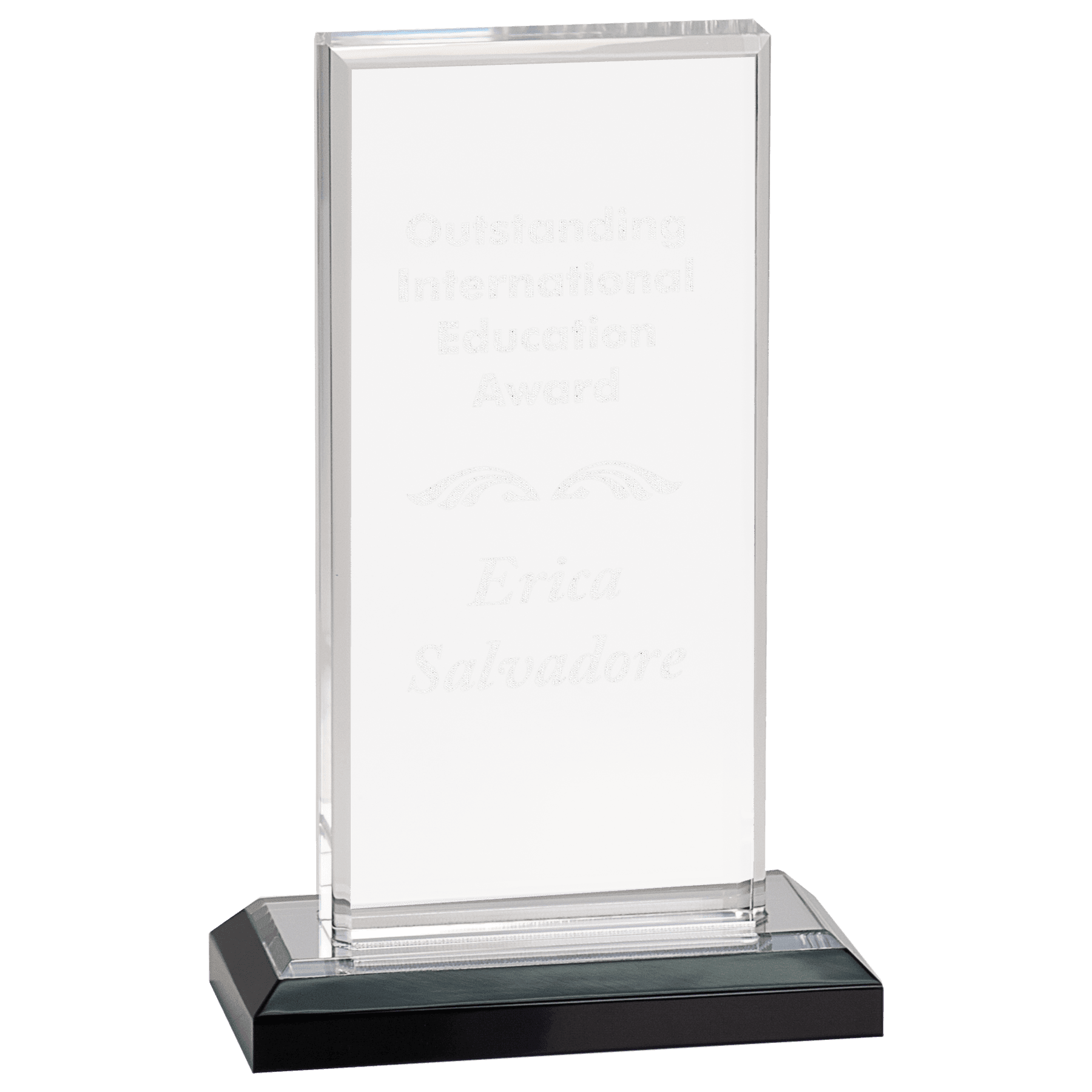 SILVER BEVELED IMPRESS ACRYLIC