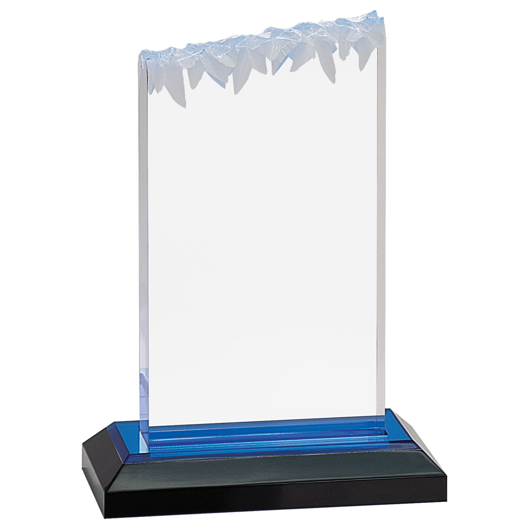 BLUE FROSTED IMPRESS ACRYLIC