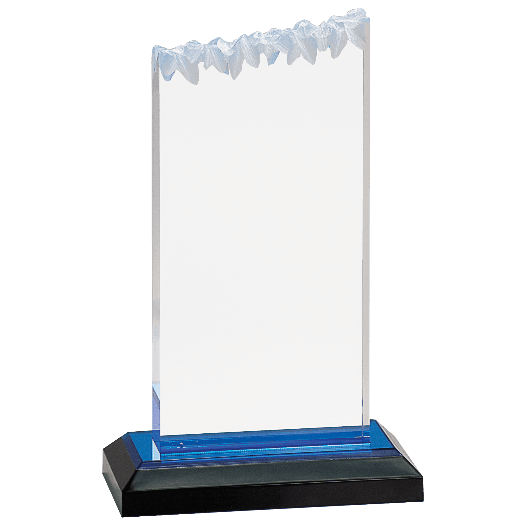 BLUE FROSTED IMPRESS ACRYLIC