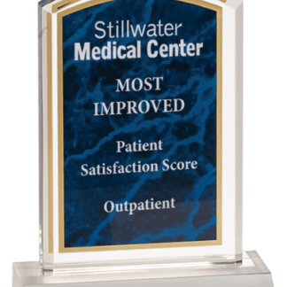 BLUE MARBLEIZED ACRYLIC