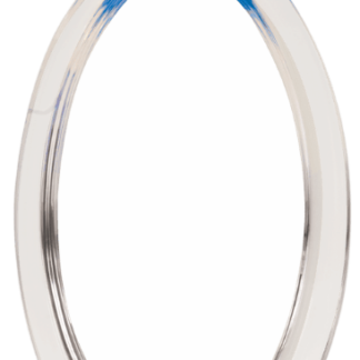BLUE OVAL HALO ACRYLIC