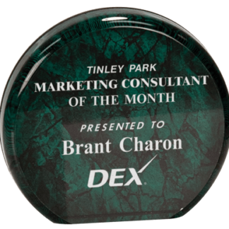 GREEN MARBLE AURORA ACRYLIC