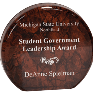 RED MARBLE AURORA ACRYLIC