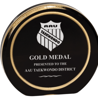 BLACK/GOLD AURORA ACRYLIC