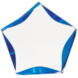 BLUE LUMINARY STAR ACRYLIC