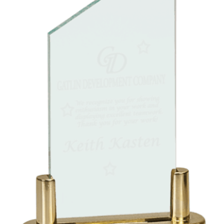 JADE PEAK ACRYLIC W/GOLD BASE