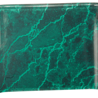 GREEN MARBLE ACRYLIC CRESCENT