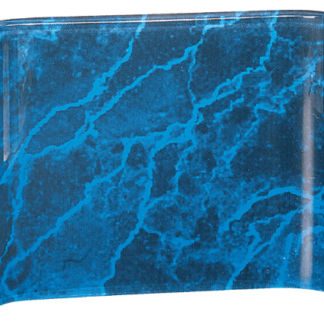 BLUE MARBLE ACRYLIC CRESCENT