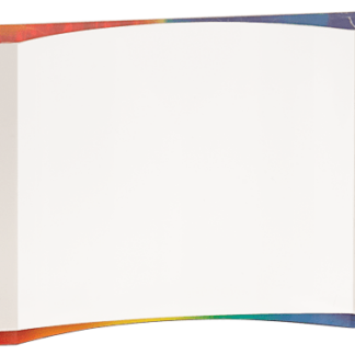 RAINBOW ACRYLIC CRESCENT