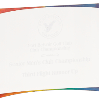 RAINBOW ACRYLIC CRESCENT