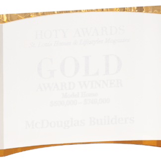 GOLD ACRYLIC CRESCENT