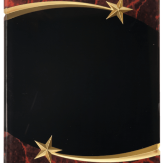 RED MARBLE SHOOTING STAR ACRYLIC PLAQUE