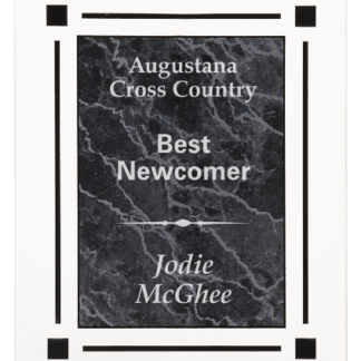 BLACK MARBLE CLEAR-PLAQ