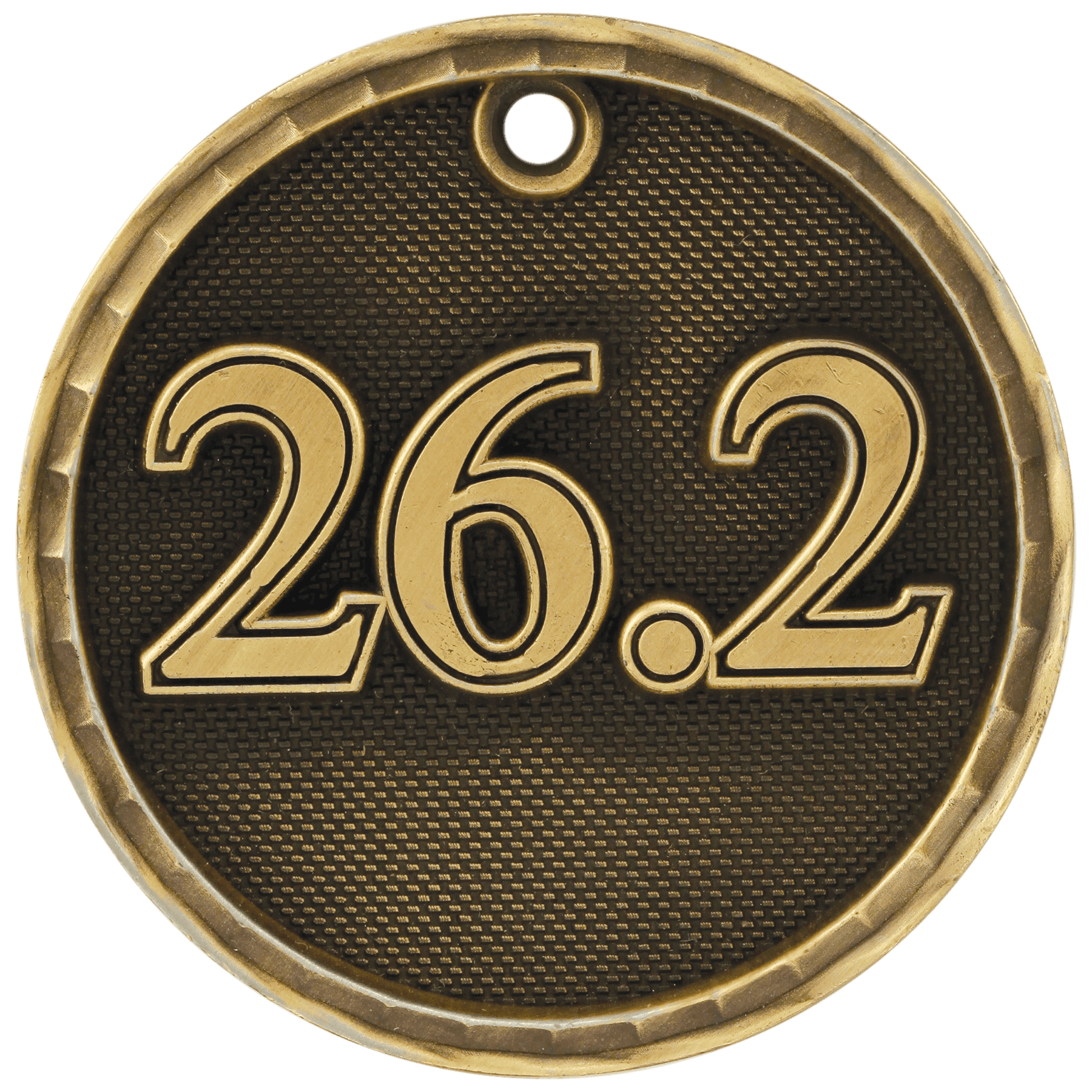 26.2 (Marathon) 3-D Medal-Gold