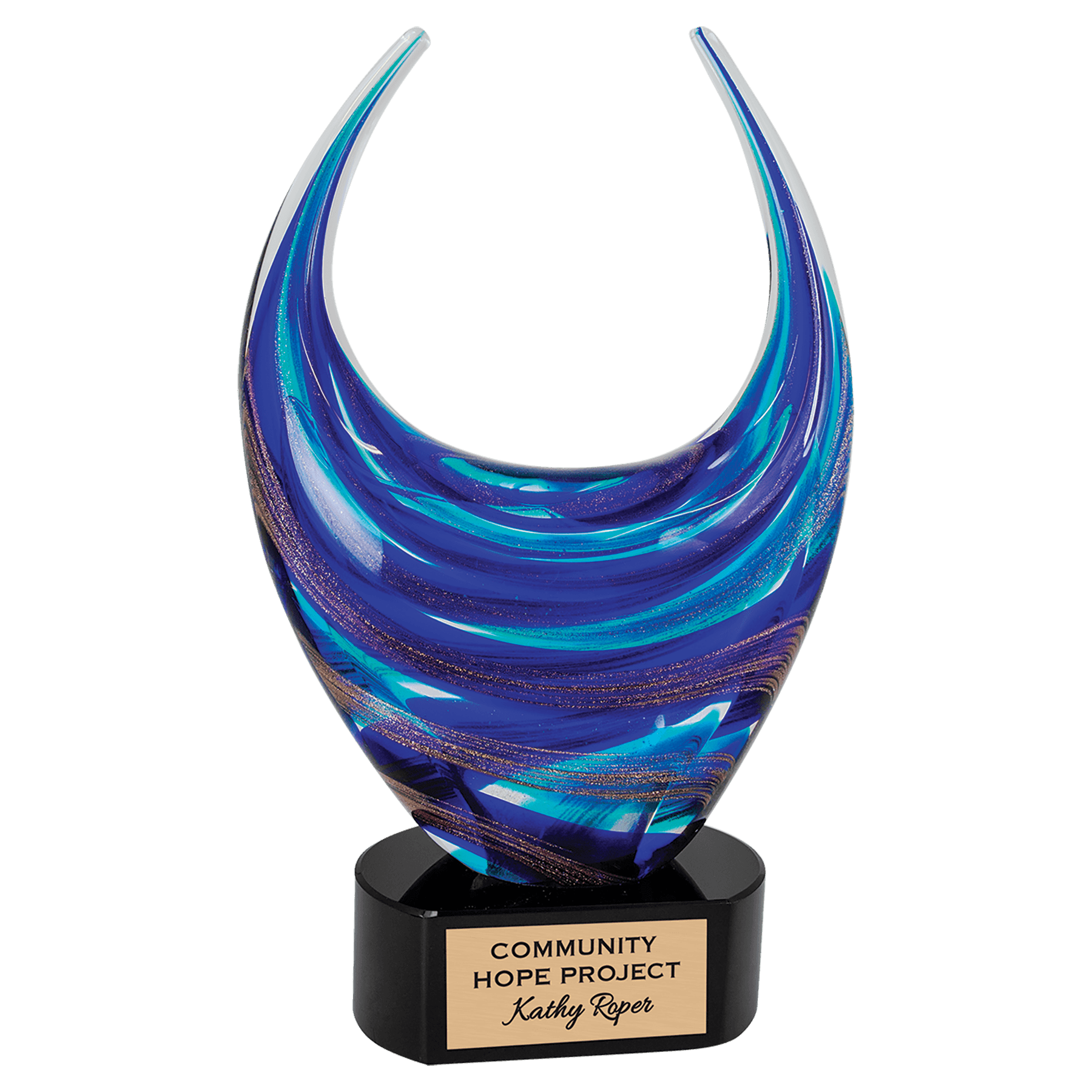 Blue/Gold Dual Rising