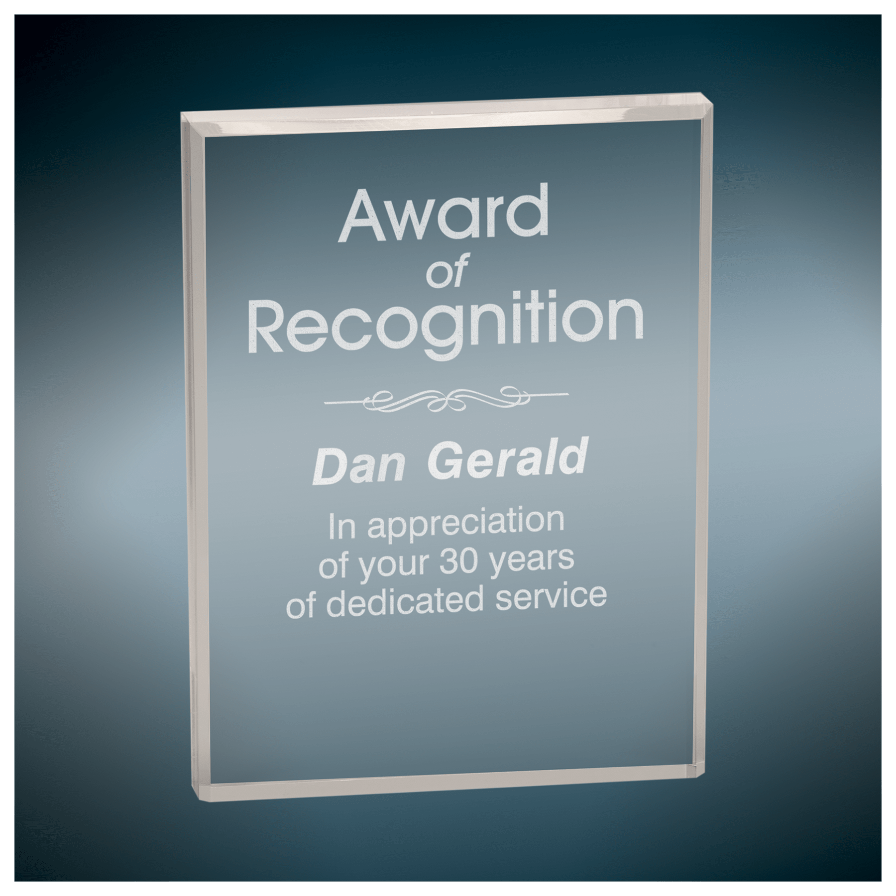 6" x 8" Clear Rectangle Acrylic