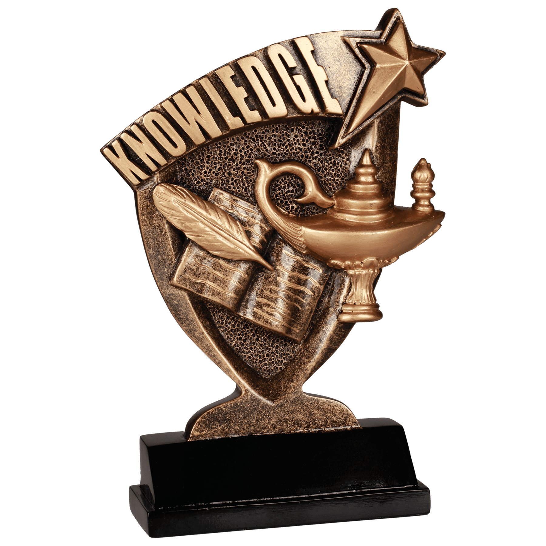 Lamp of Knowledge Broadcast Resin-7"