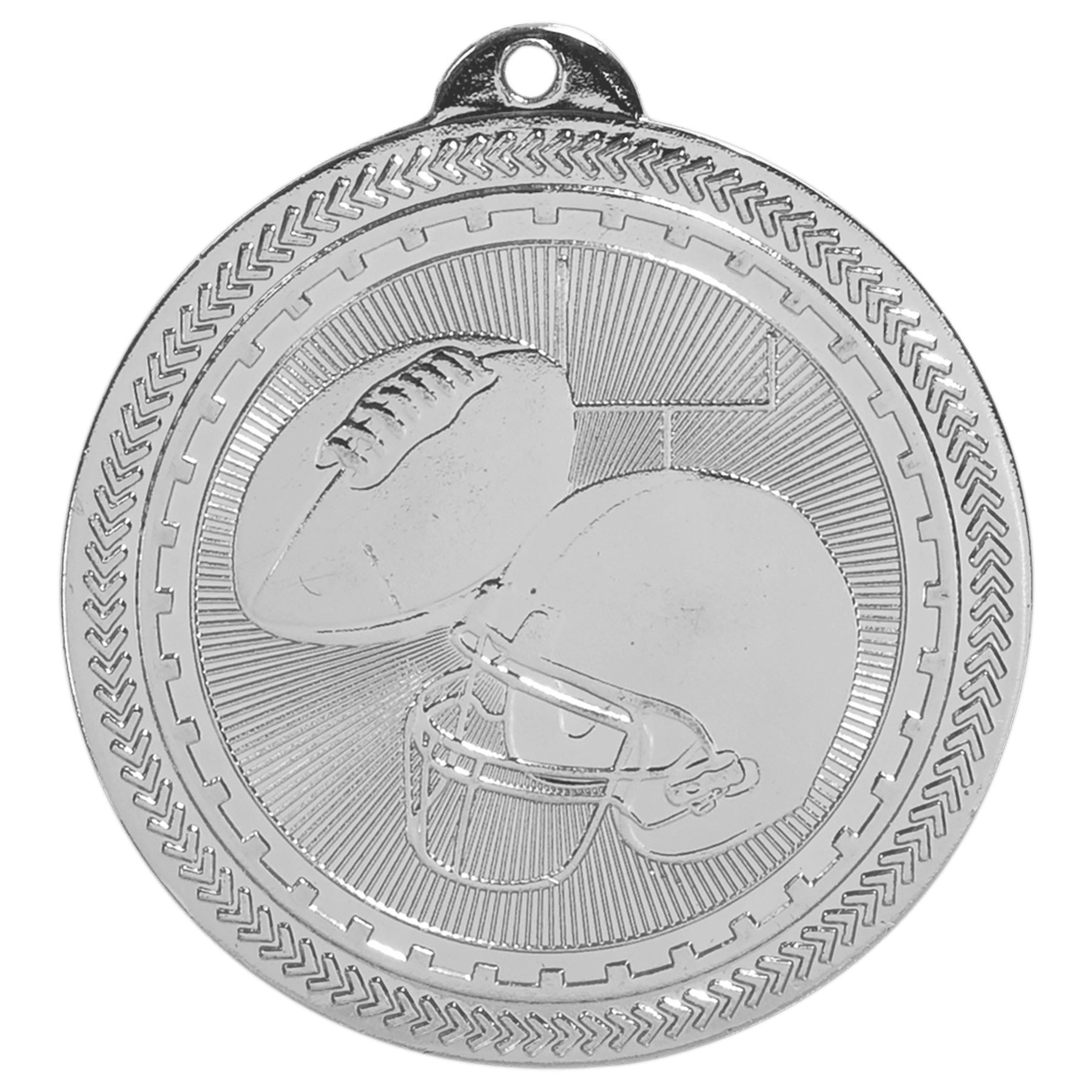 Football Starbrite Medal-Silver