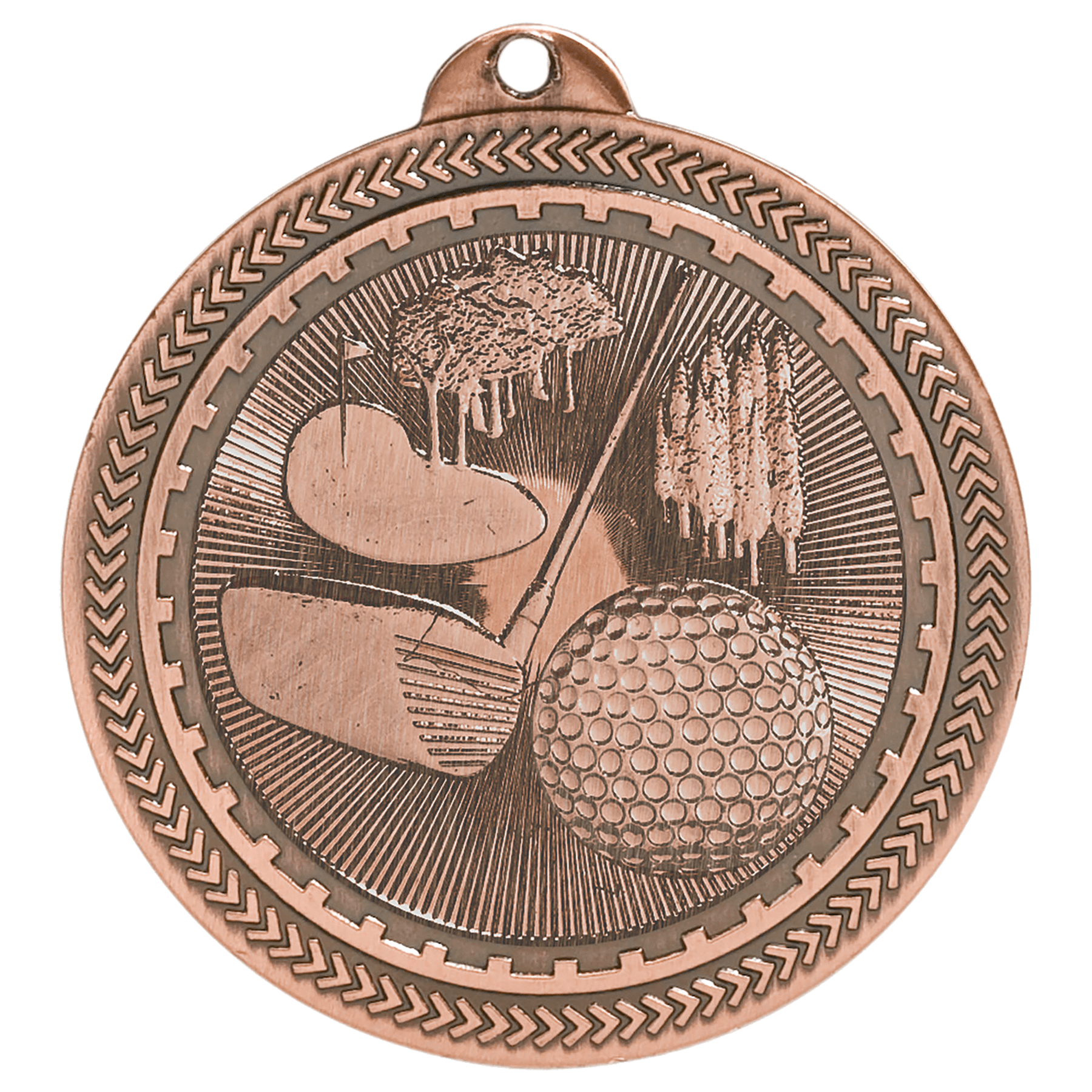 Golf BriteLazer Medal-Bronze