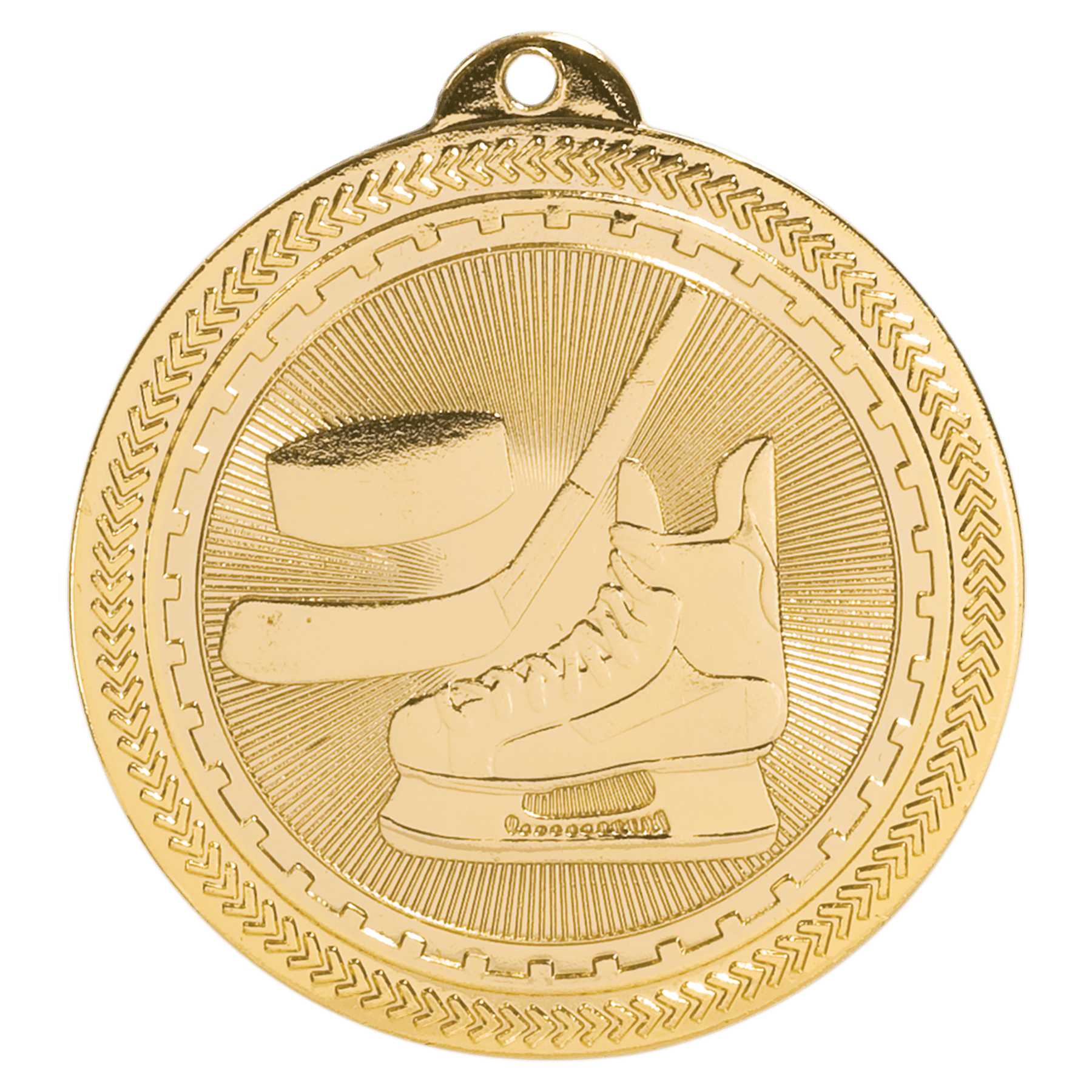 Hockey BriteLazer Medal-Gold