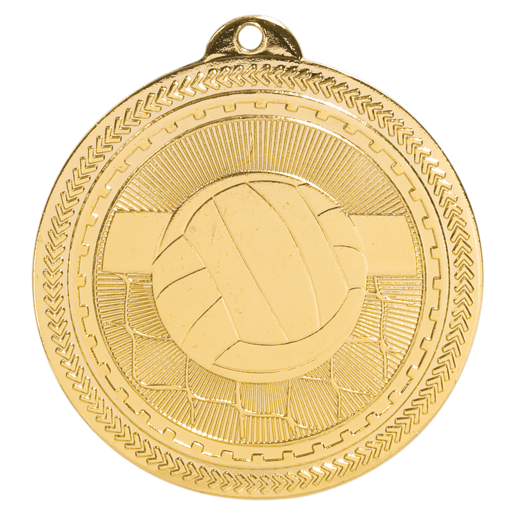 Volleyball BriteLazer Medal-Gold
