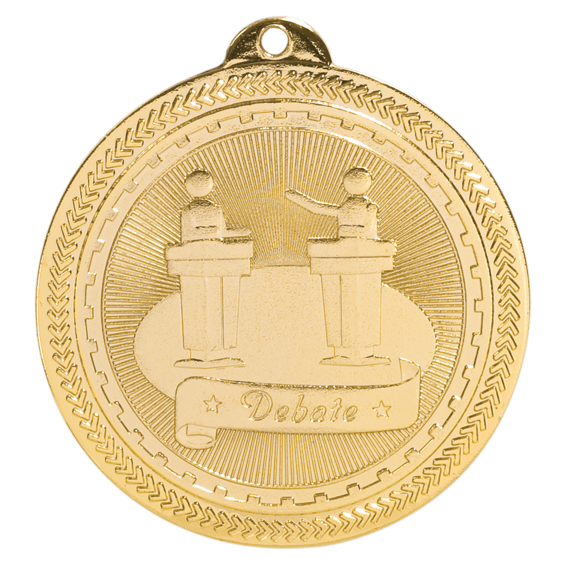 Debate BriteLazer Medal-Gold