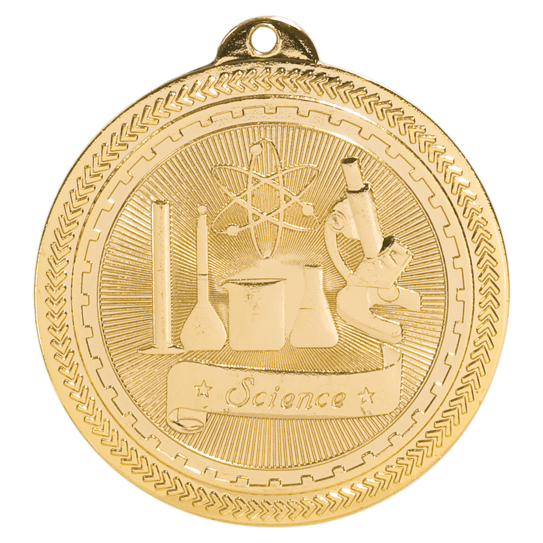 Science BriteLazer Medal-Gold