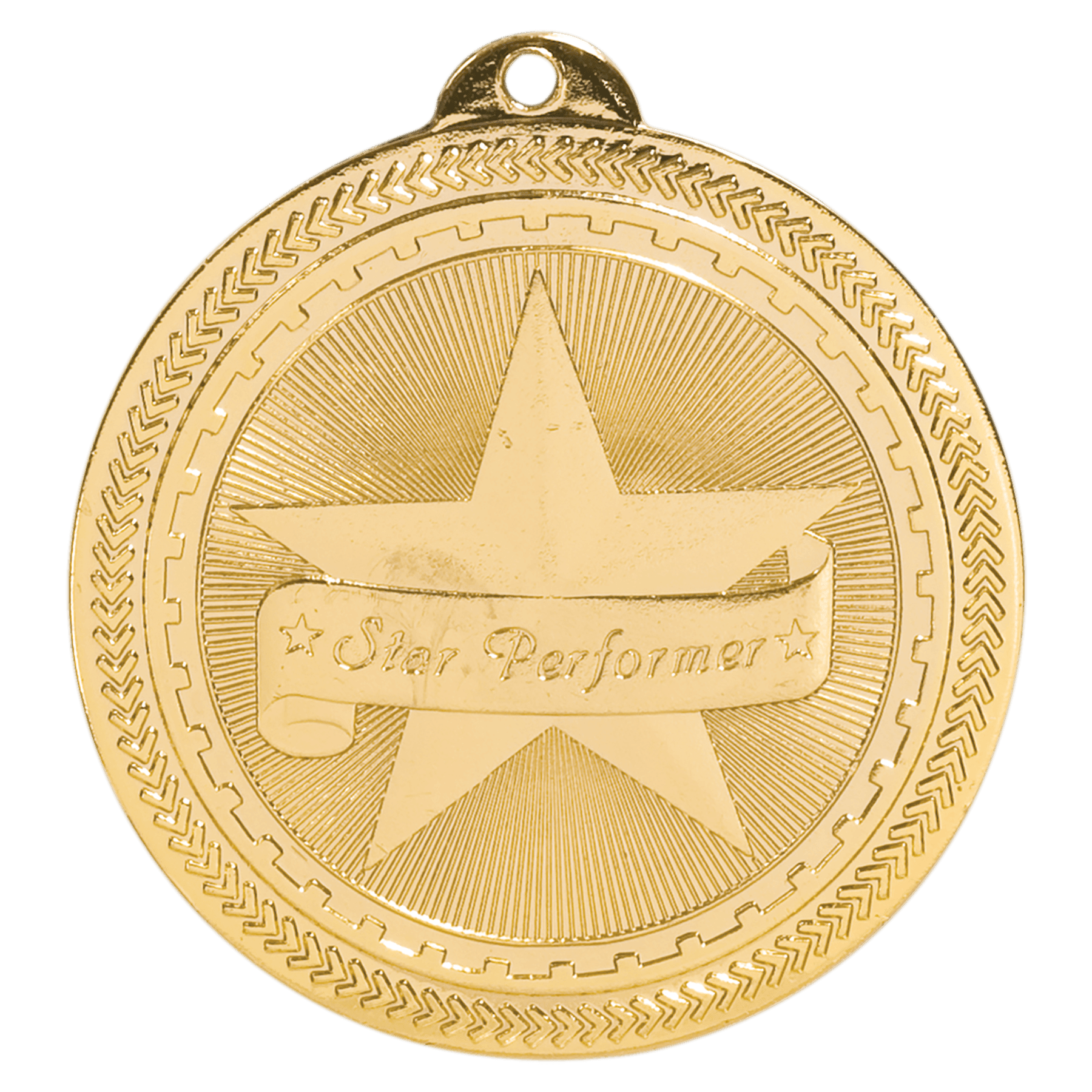 Star Performer BriteLazer Medal-Gold