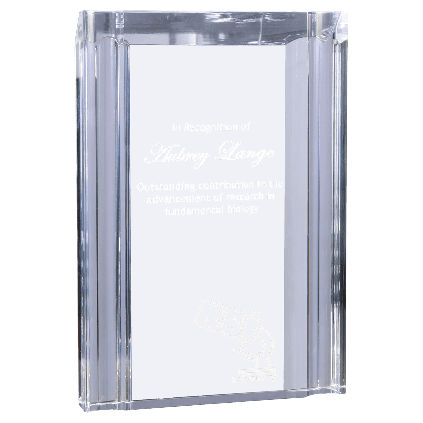 Large Clear Channel Acrylic