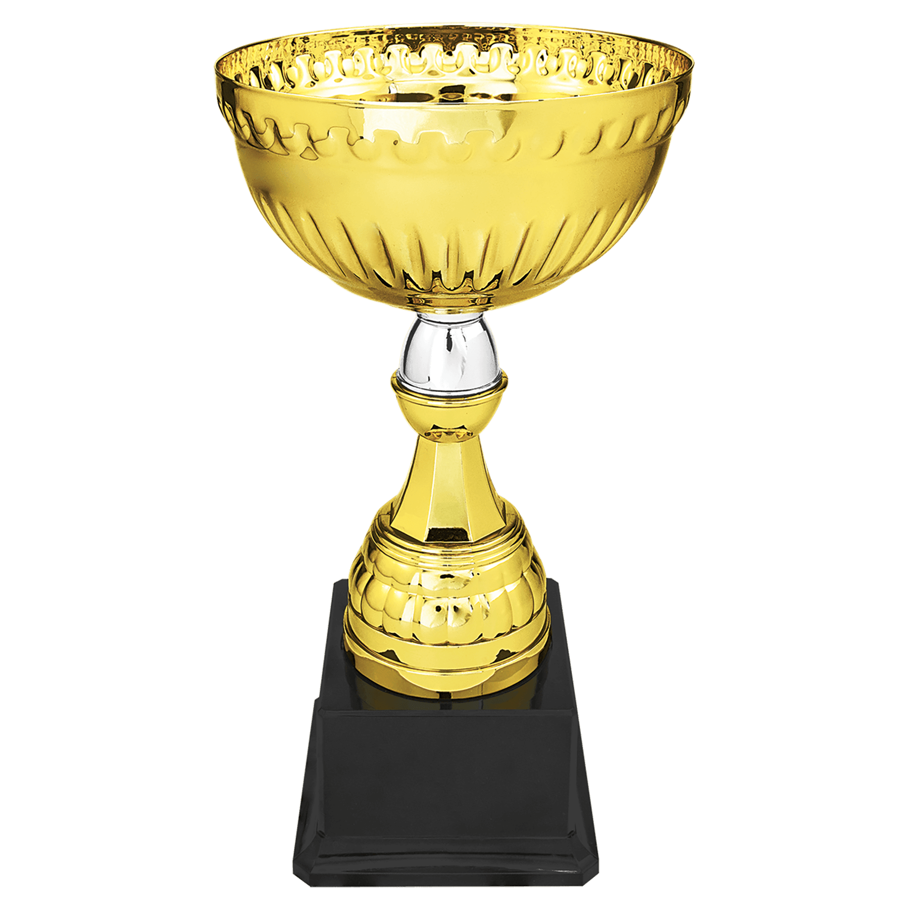 Gold/Silver Metal Cup-10 1/4"