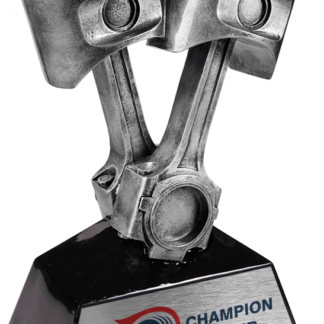 Antique Silver Piston Resin-11"