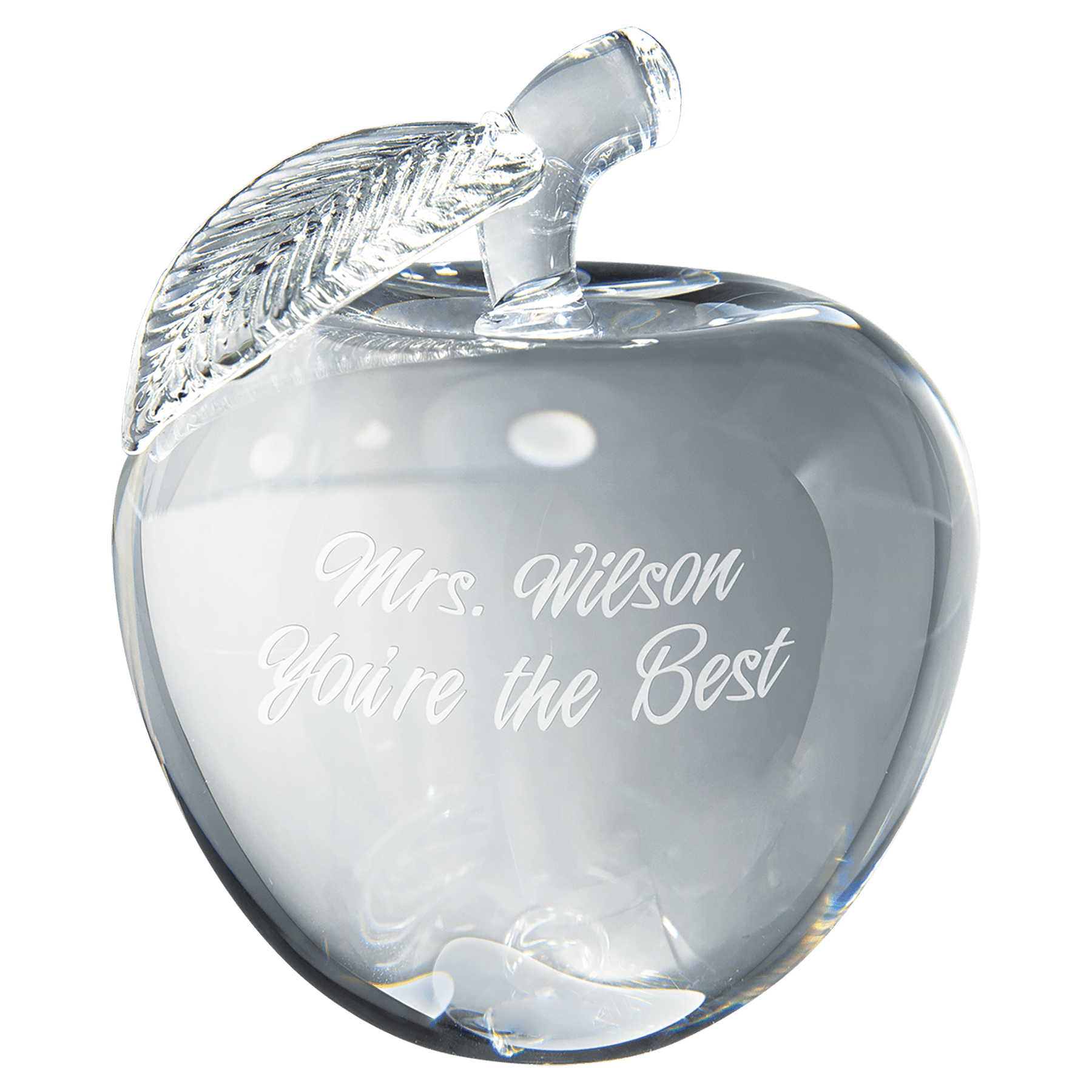 Crystal 3D Clear Apple