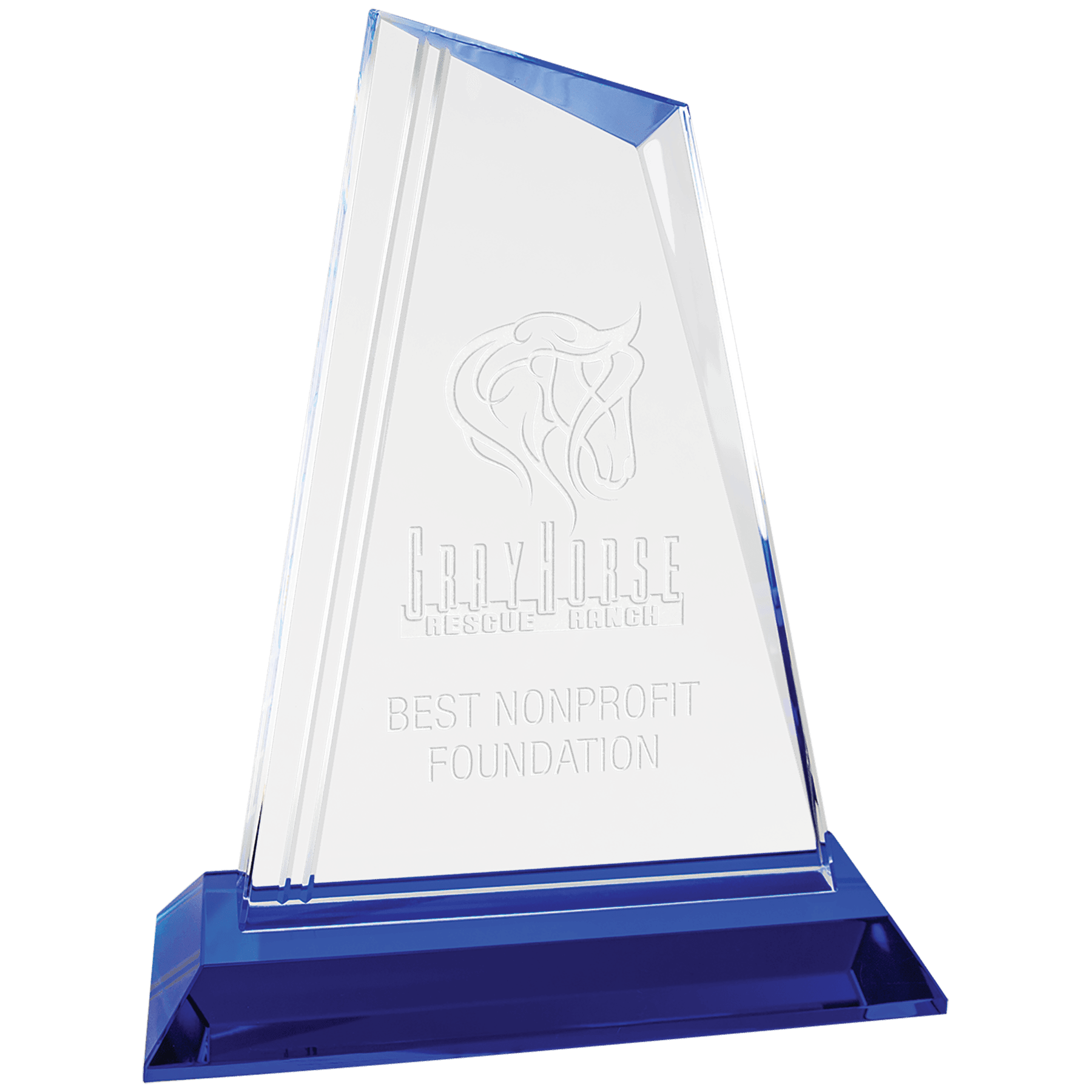 Small Crystal Peak with Blue Base