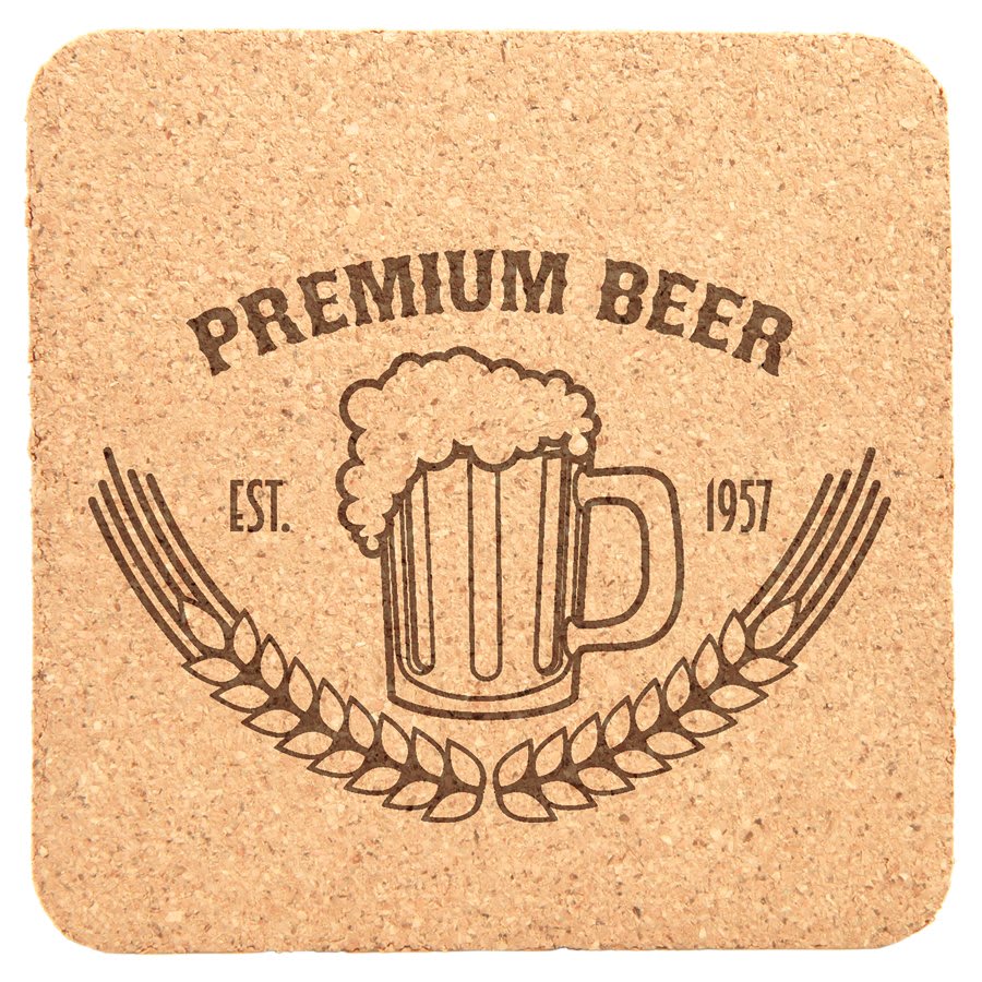 Sqaure Cork Coaster