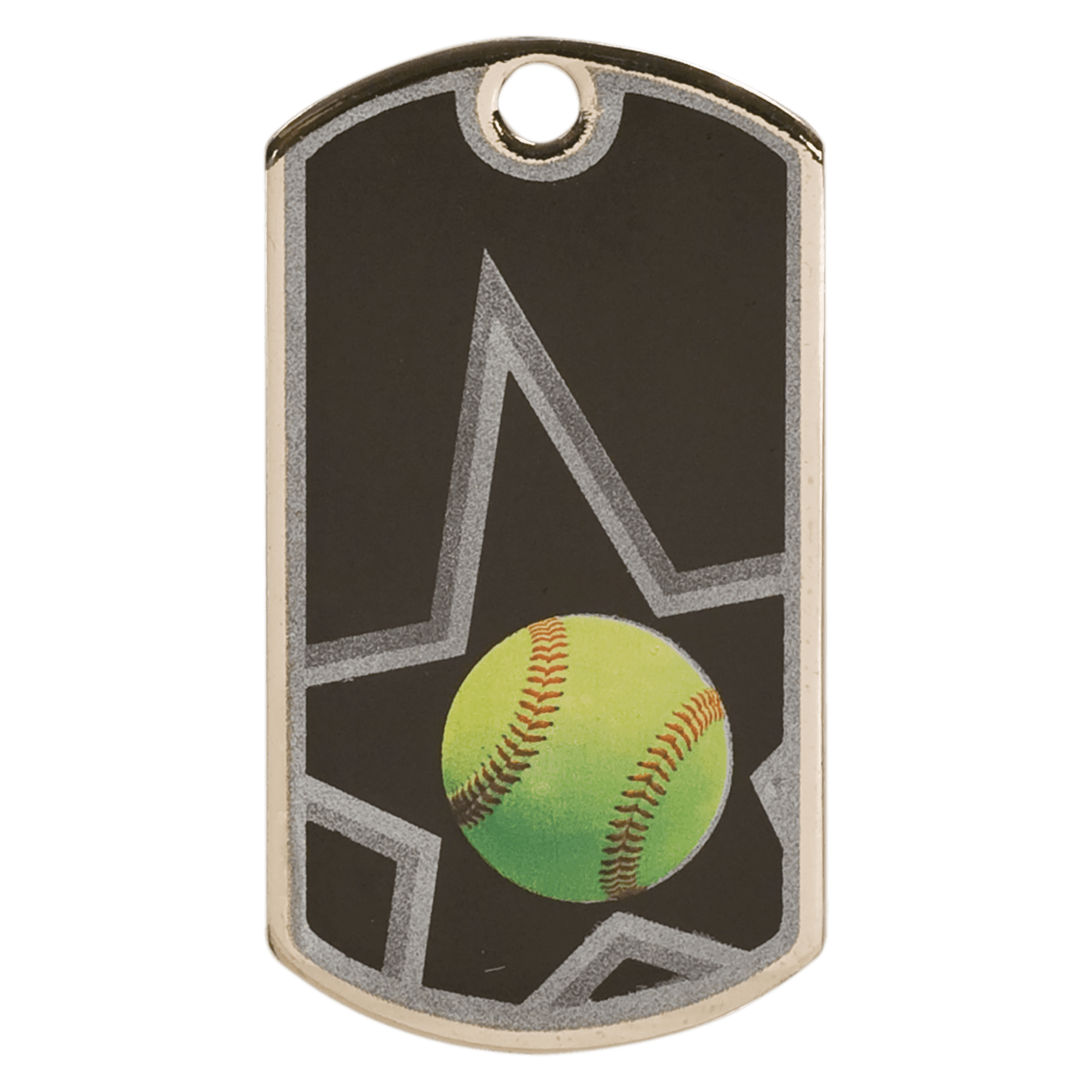 Softball Dog Tag