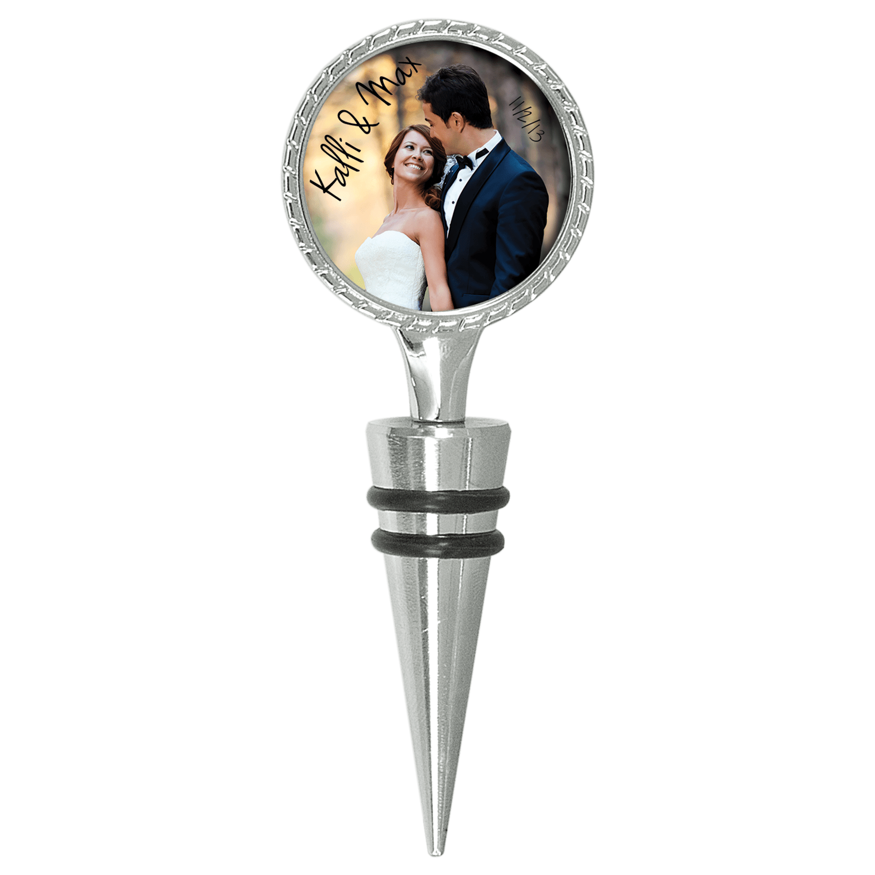 2-Sided Wine Stopper with 1 1/2" Insert