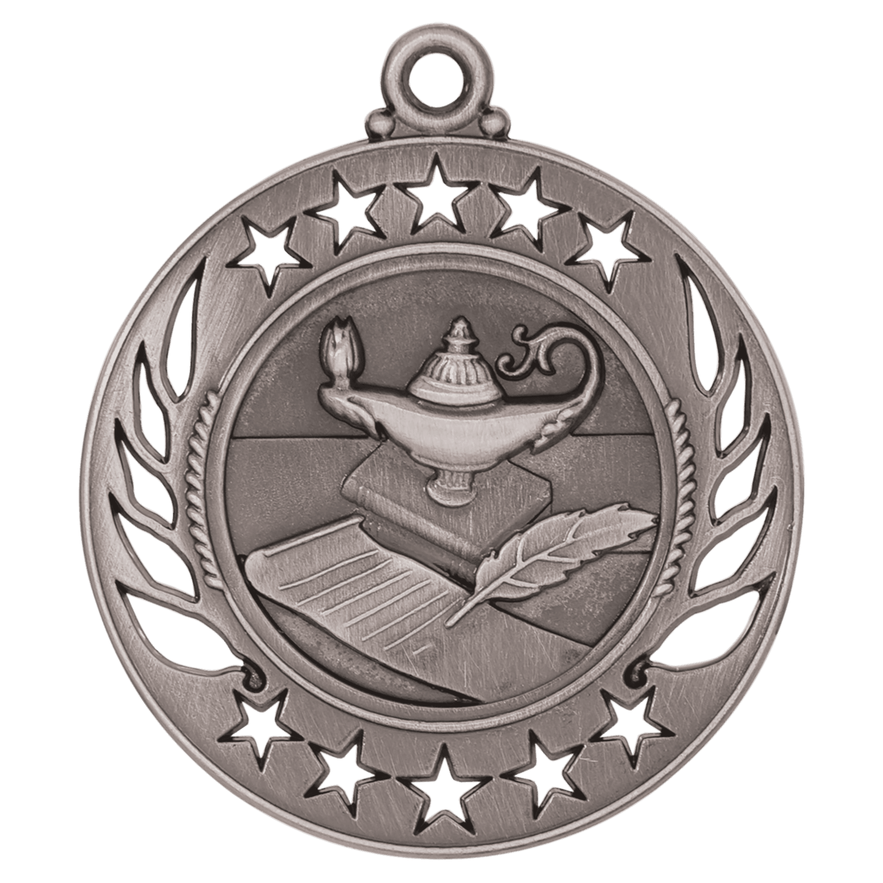 Lamp of Knowledge Galaxy Medal-Silver