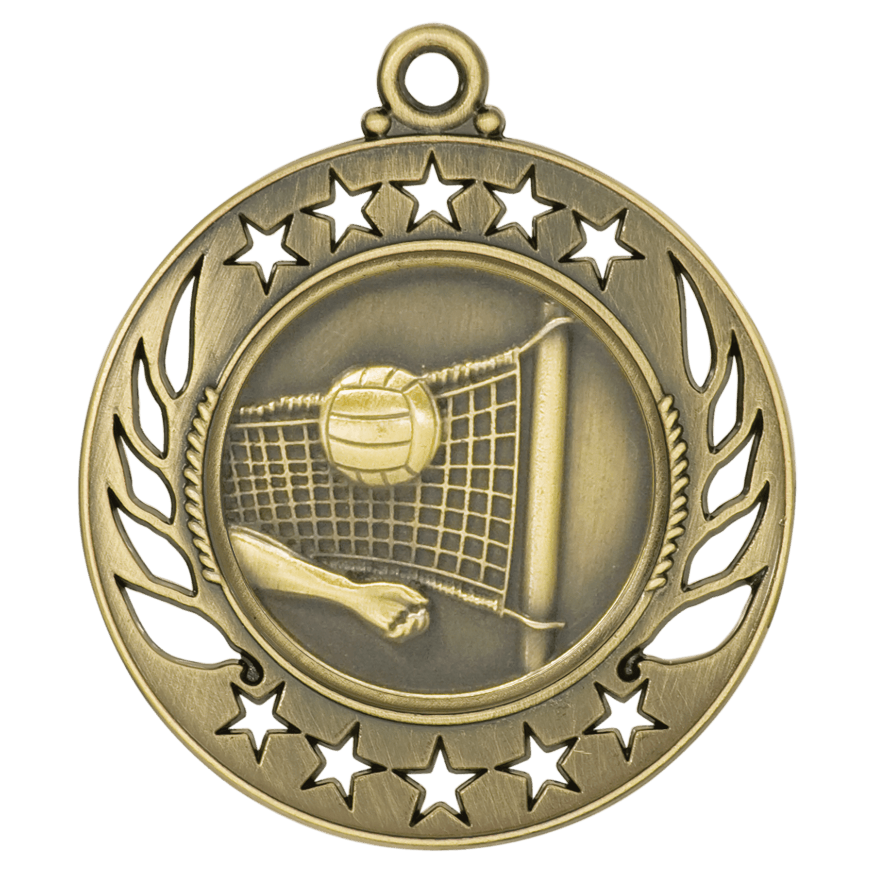 Volleyball Galaxy Medal-Gold