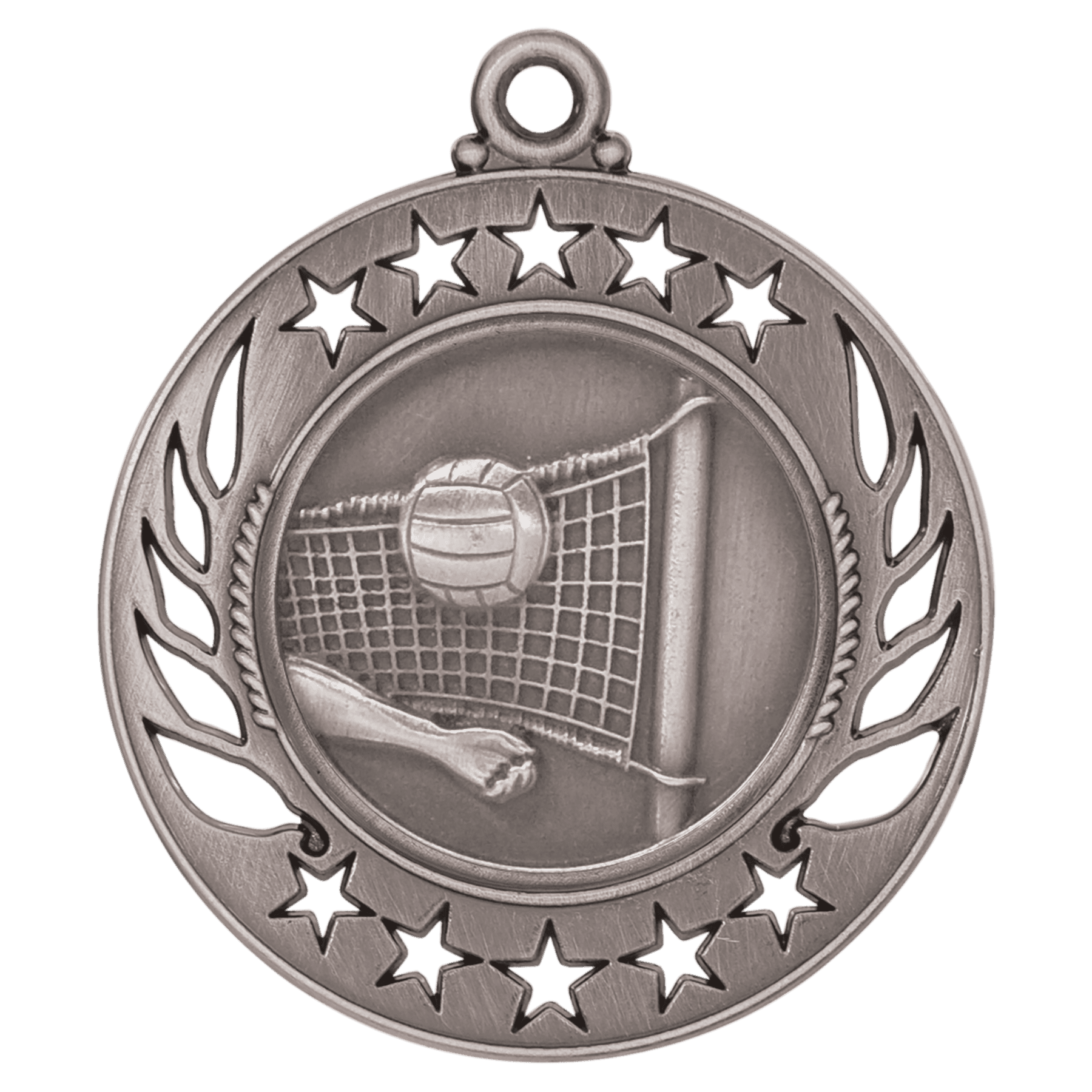Volleyball Galaxy Medal-Silver