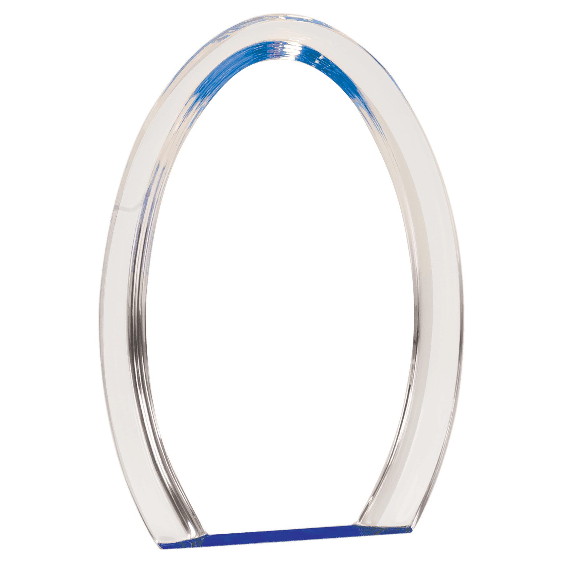 8" Blue Oval Halo Acrylic