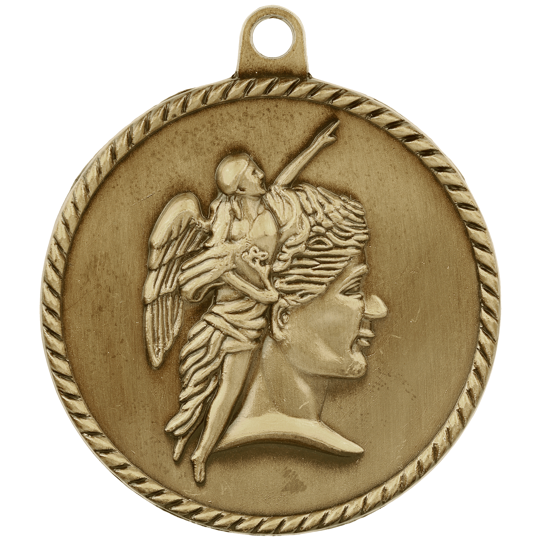 Achievemnt High Relief Medal-Gold