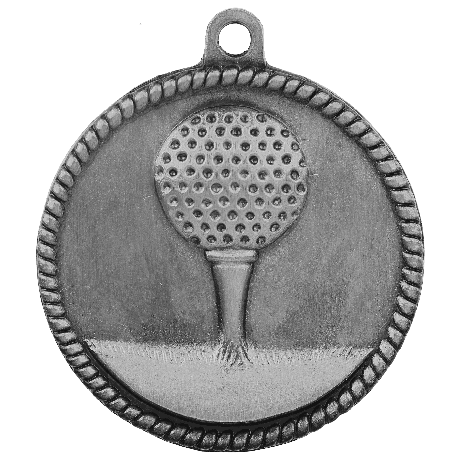 Golf High Relief Medal-Silver