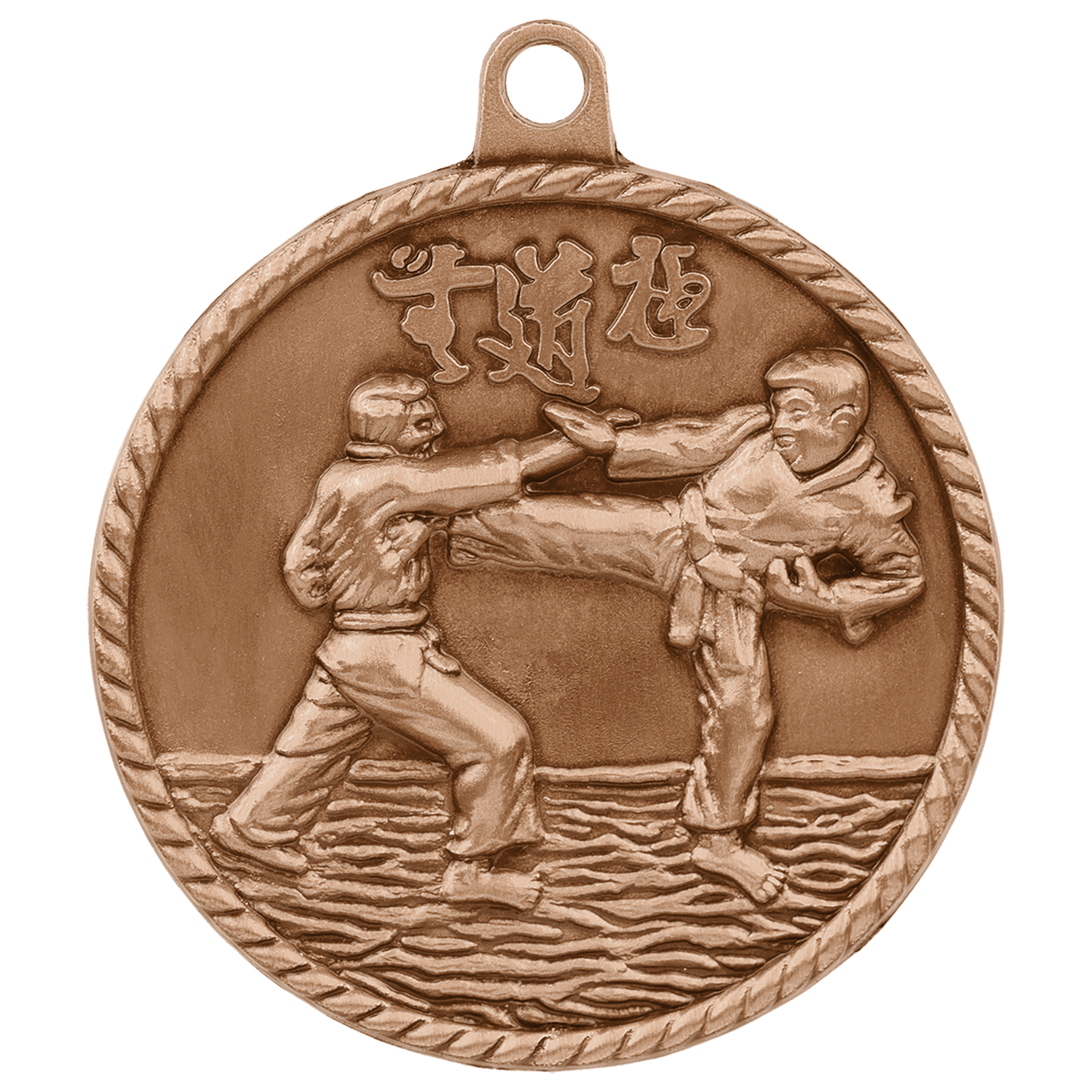Martial Arts High Relief Medal-Bronze
