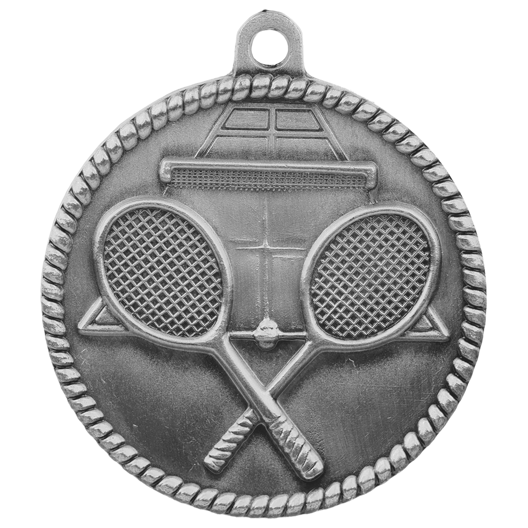 Tennis High Relief Medal-Silver