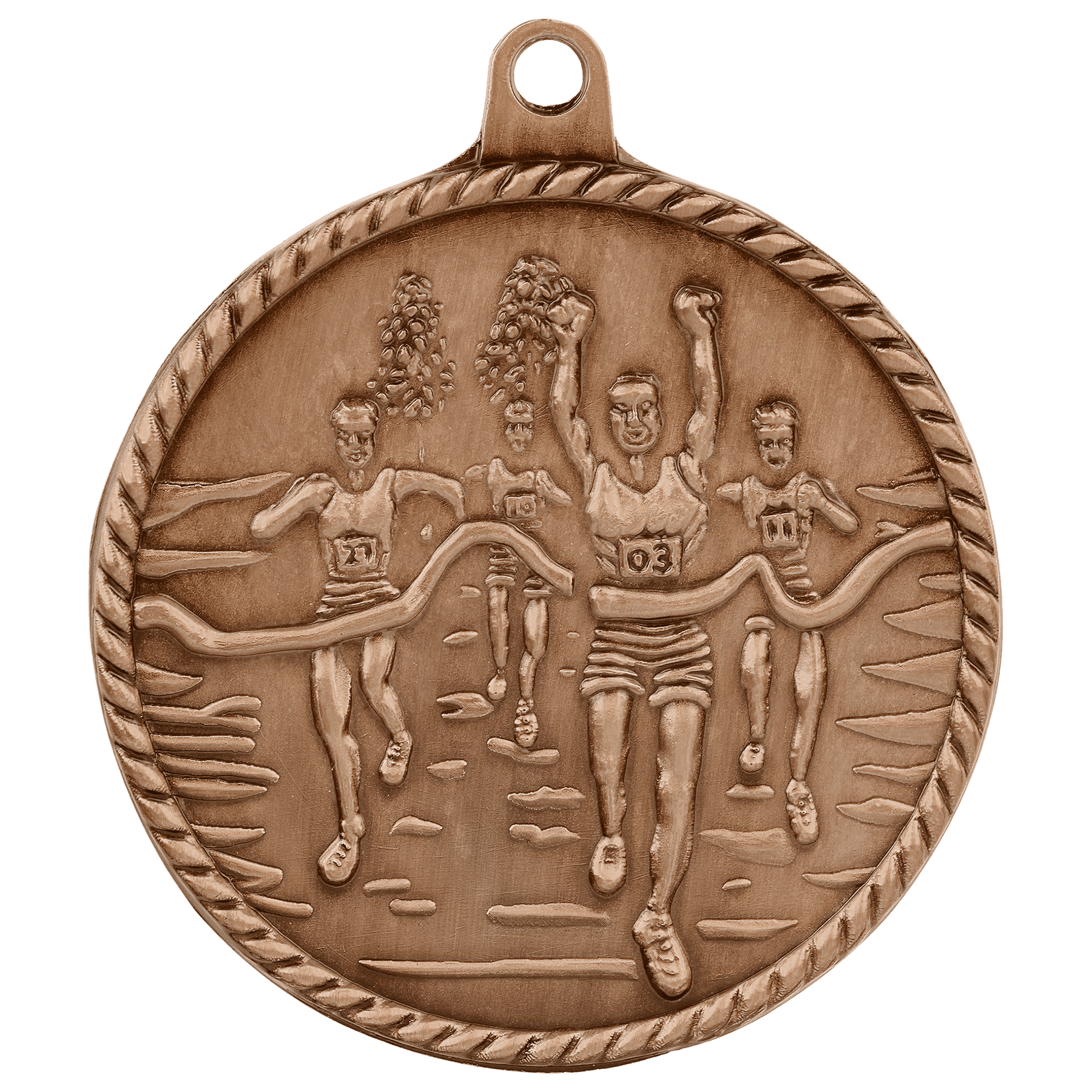 Cross Country High Relief Medal-Bronze