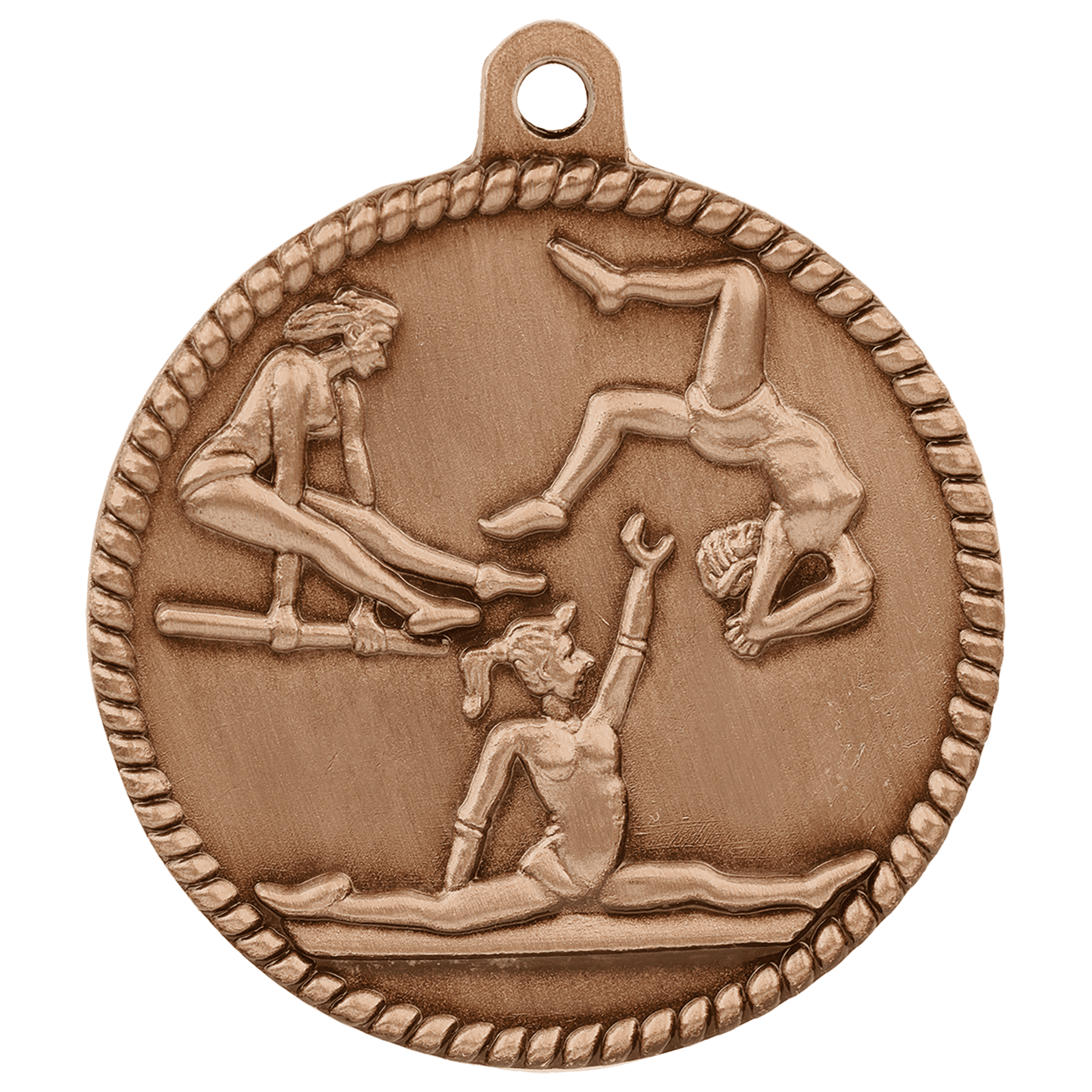 Female Gymnastics High Relief Medal-Bronze