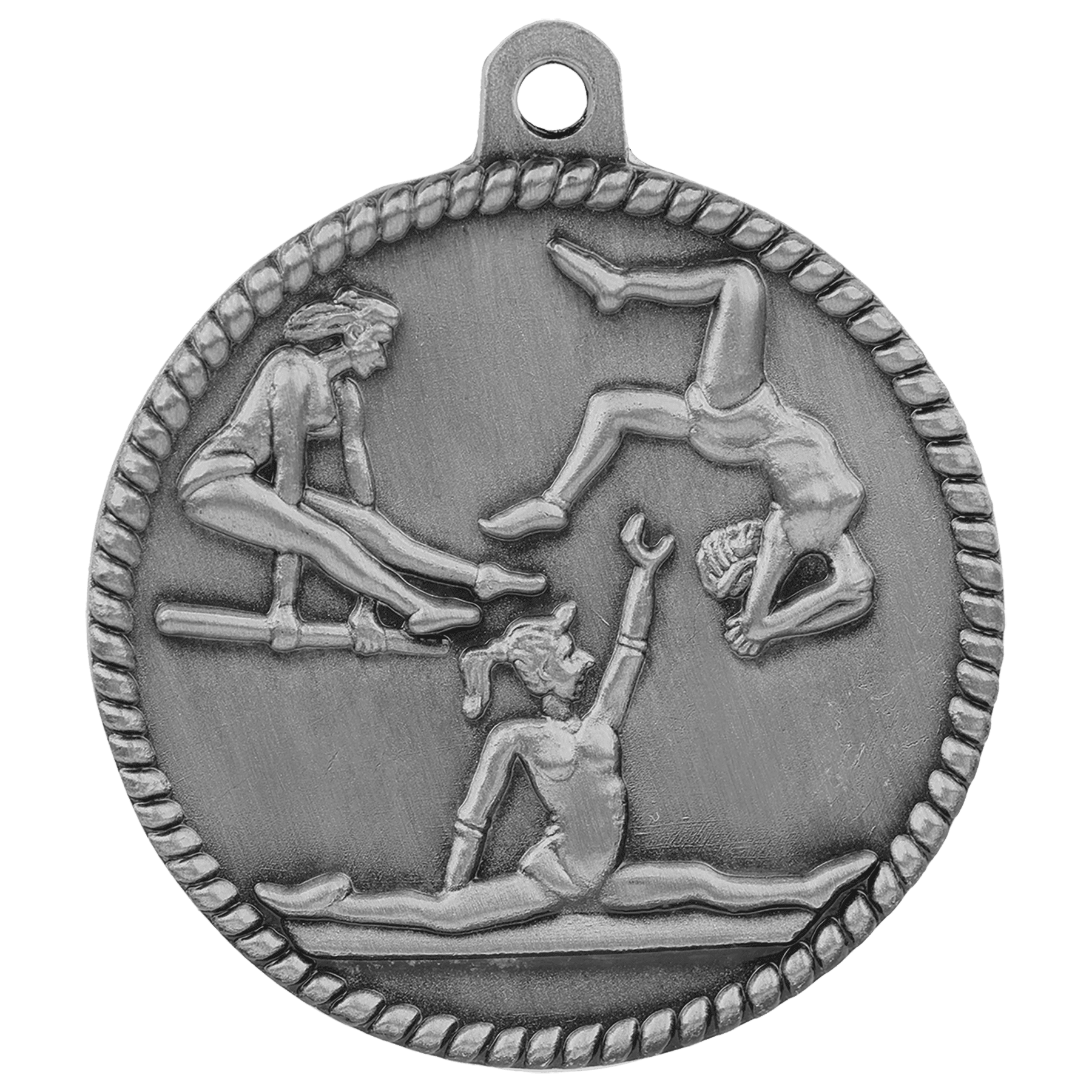 Female Gymnastics High Relief Medal-Silver