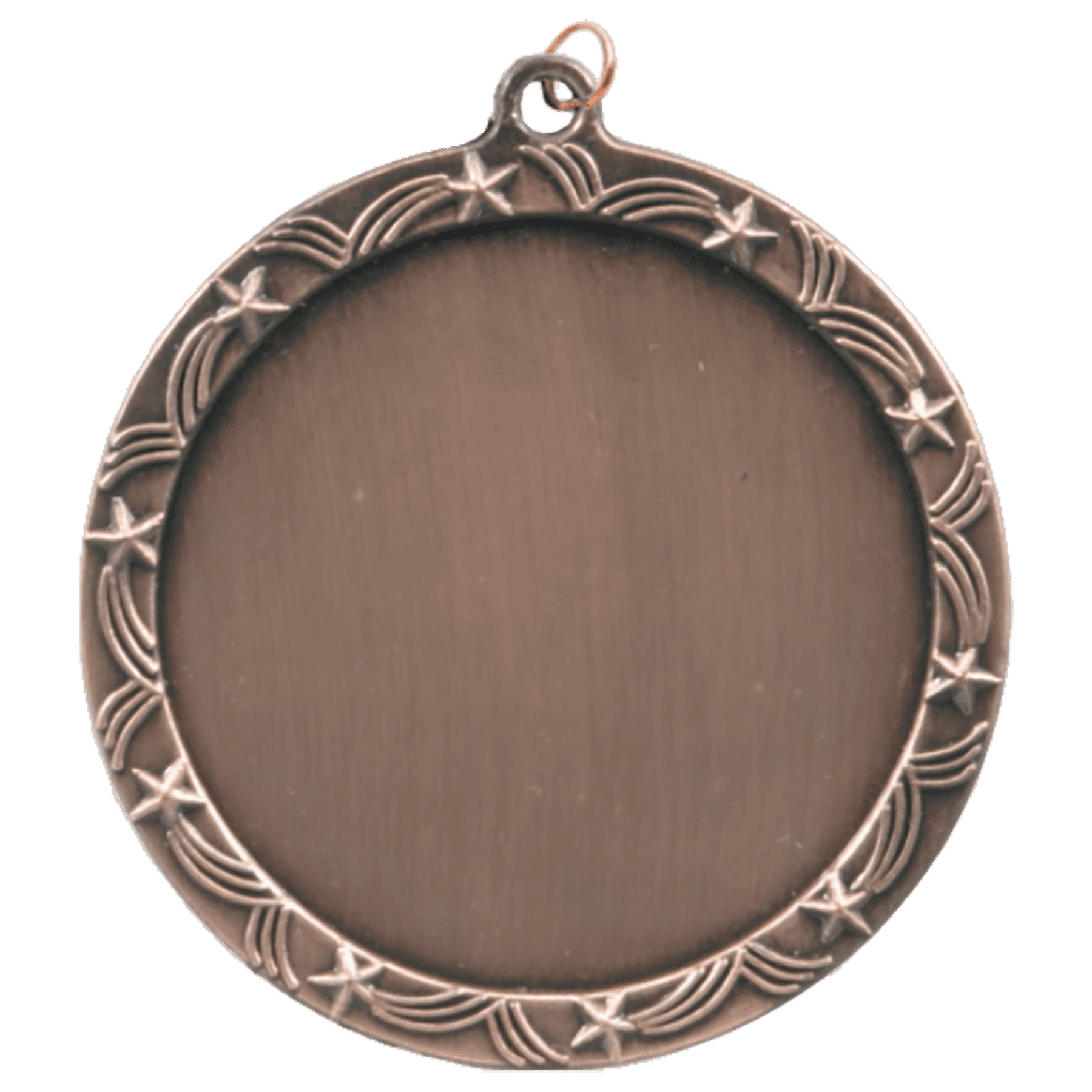 Stars 2" Insert Holder Medal-Antique Bronze (Insert not Included)